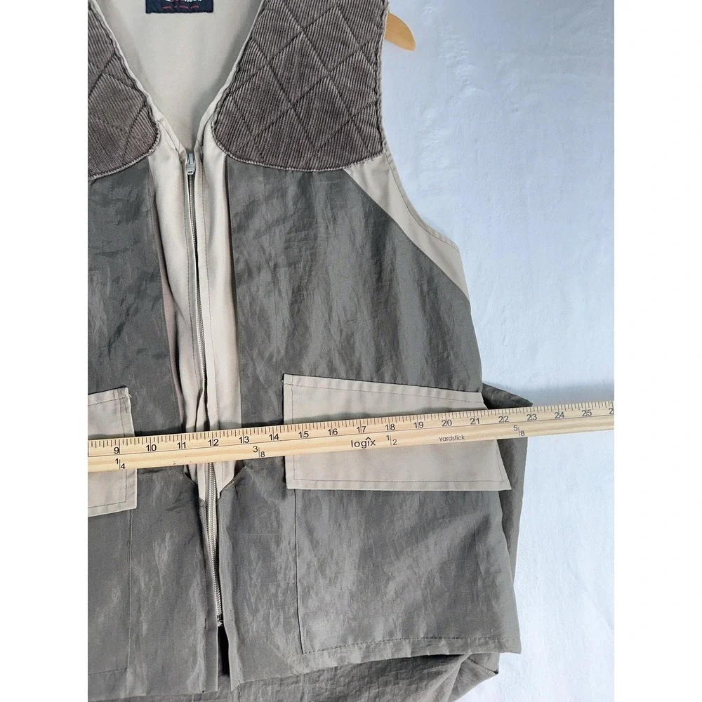 VINTAGE RedHead Vest Mens XL Olive Khaki Hunting Shooting Game Bag Zip‎ Bird 90s